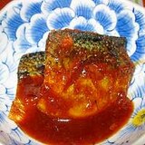 生姜たっぷり　圧力鍋で簡単　さばの味噌煮